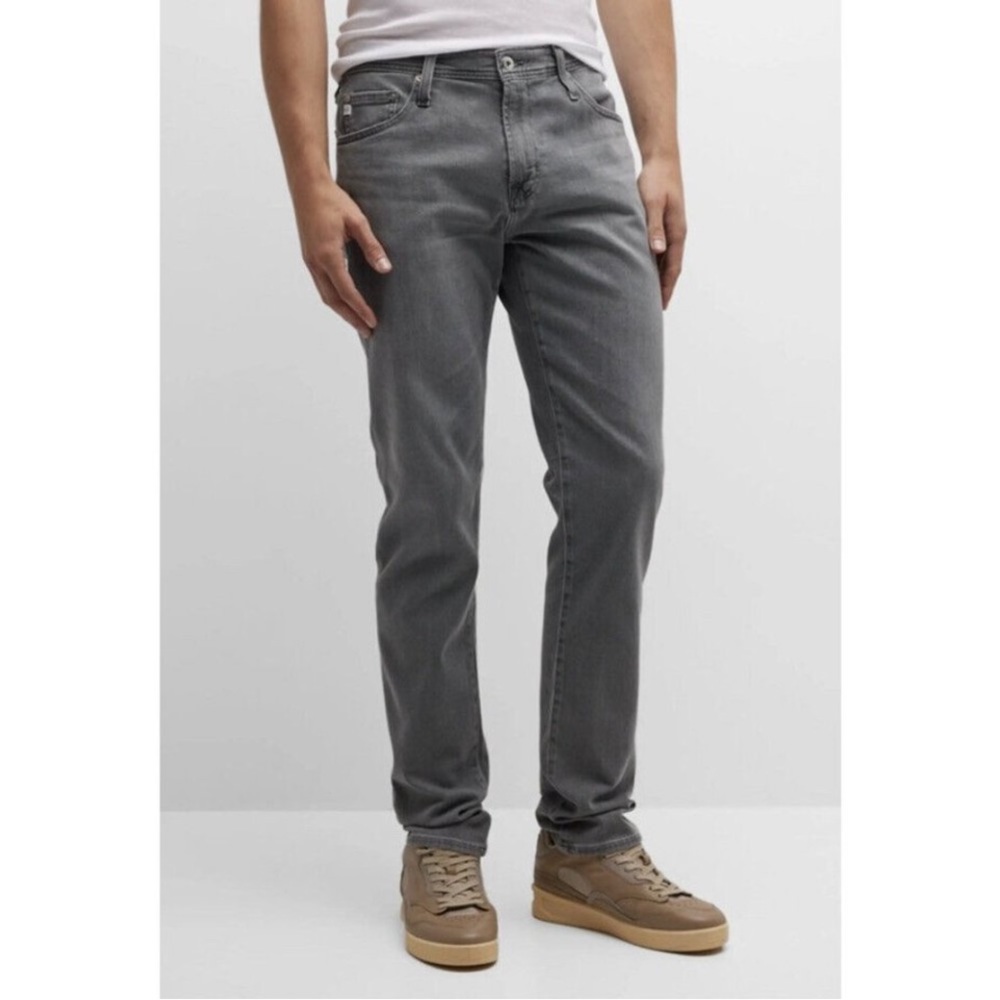 AG Adriano Goldschmied Jeans Mens 38x33 Gray Tellis Modern Slim Fit Jeans